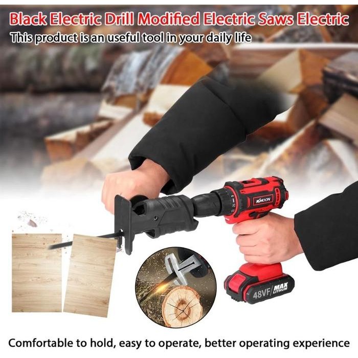 Adaptor Jigsaw Gergaji Mesin Adapter Reciprocating Jigsaw Tambahan Jig