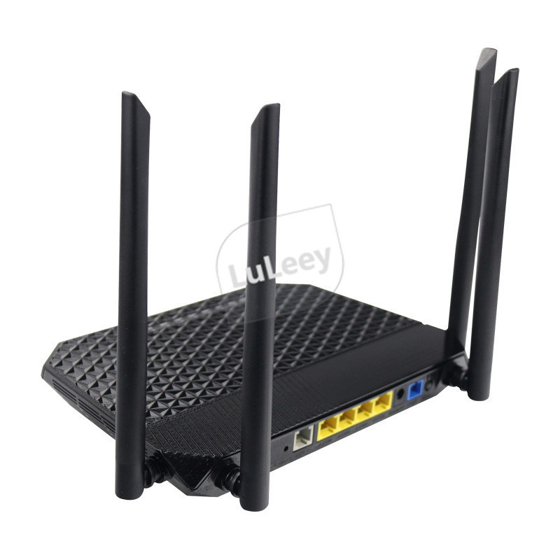 Gigabit XPON ONU 4GE + WIFI + 1pot + 1USB serat optik Onu Xpon