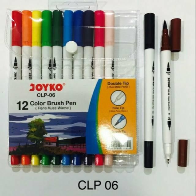 

Joyko Brush Pen And Color Pen Set (12Clr)