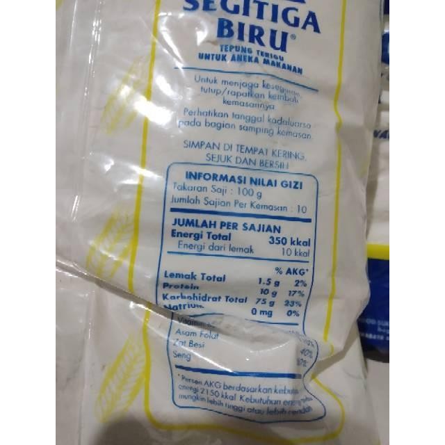 

(Expert) Tepung segitiga biru / tepung protein sedang 1 kg / tepung terigu