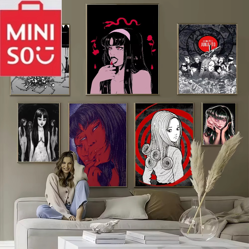 Miniso Horror Anime Junji Ito Tomie Diamond Painting Mosaic Embroidery Cross Stit  Kit Home Decor