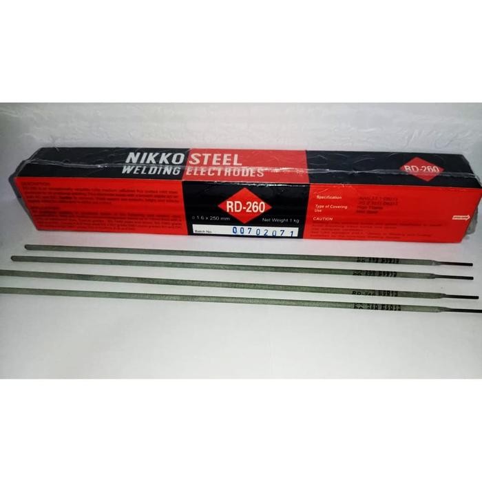 Kawat Las Elektroda 1,6Mm Kawat Las Listrik Nikko Steel Rd260 1,6Mm #Gratisongkir