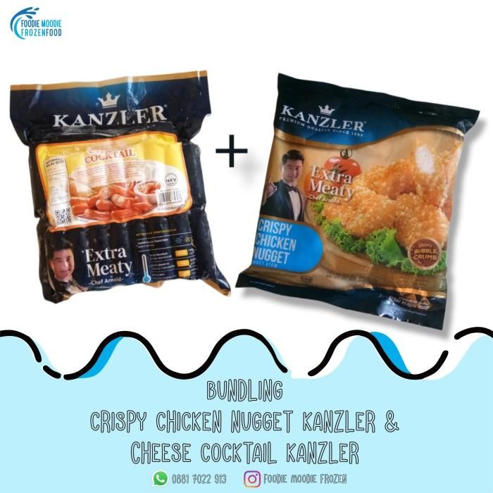 

(Expert) Budling Crispy Chicken Nugget & Cheese Cocktail Kanzler 500gr