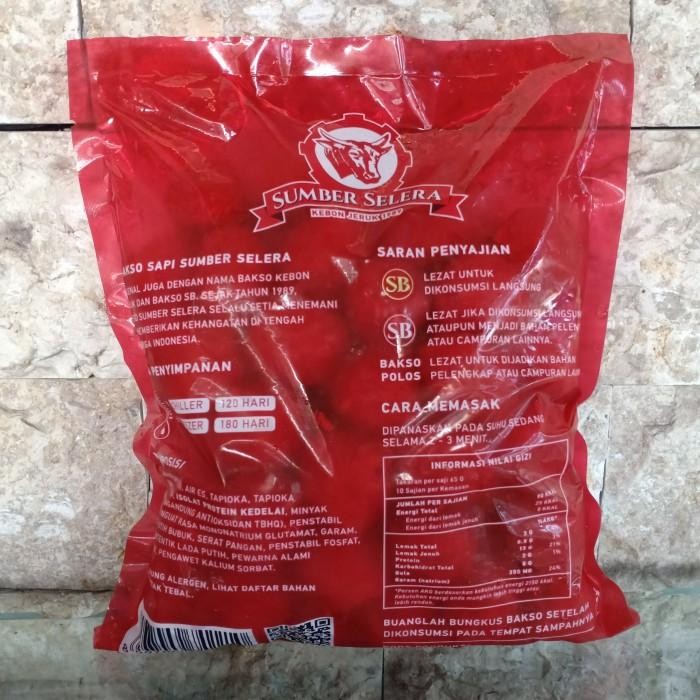 

(Expert) Bakso Sumber Selera Polos 650 gram isi 50 pc