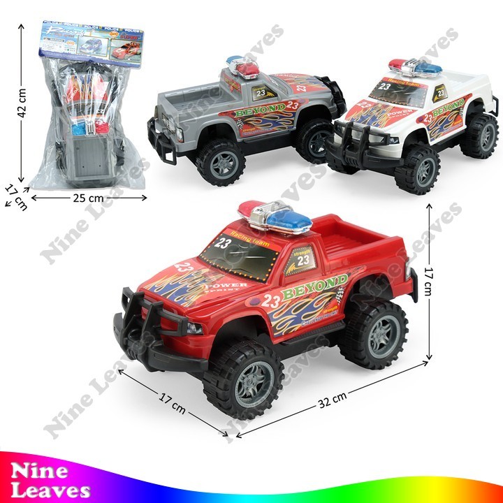 Mainan Anak Mobil Pick-Up Strobo Friction Racing High Speed