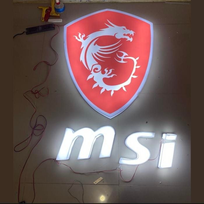 Huruf Timbul Akrilik Custom Neon Box Akrilik Led Terlaris