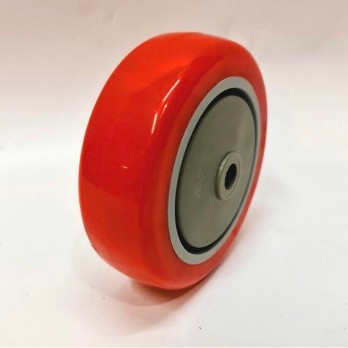 Wheel Only 5Inch Pu German/ Roda Pu 5"/Roda Only Merah 5Inch /Wo Pu 5" Gratisongkir