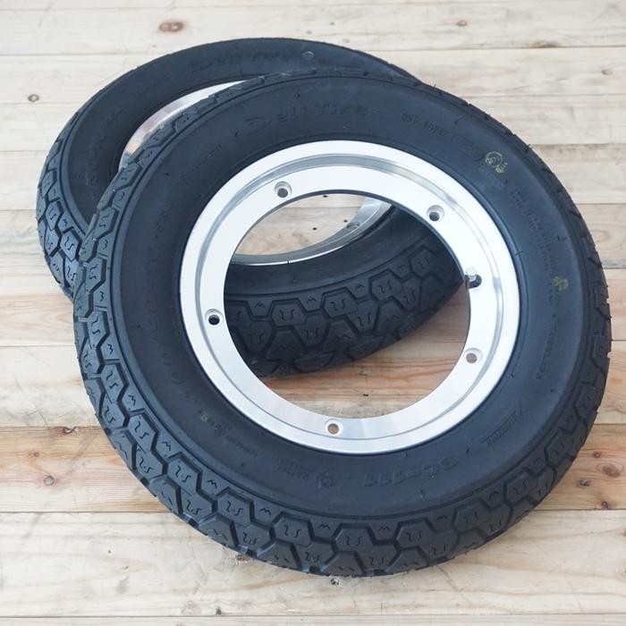 Paket Velg Tubeless Vespa Ring 10 Vrossi & Ban Delitire SC111