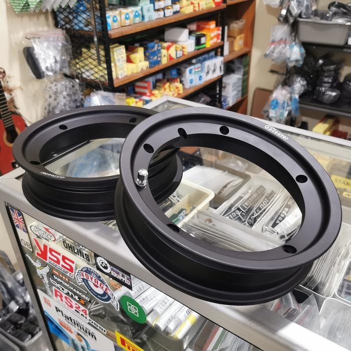 Velg Tubeless Vespa GS Garasi Scooter ML Black V.3 Ring 10