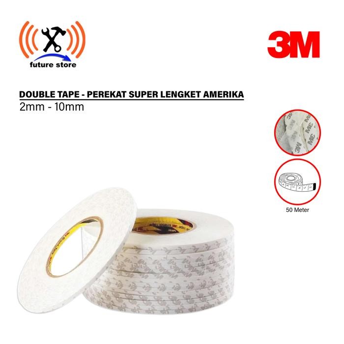 

Stok Baru 3M Double tape Transparan Perekat double side tape Lem LCD Touchscreen Lem Adhesive Super