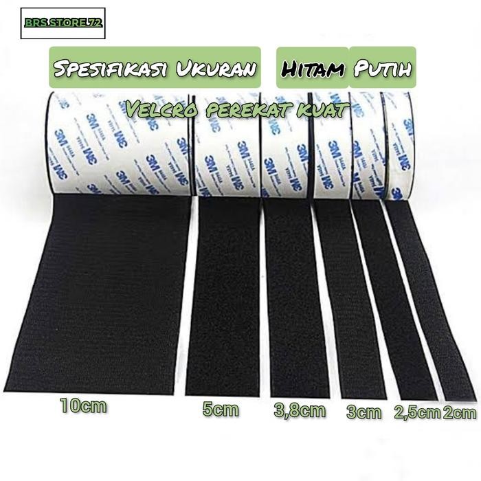 

Stok Baru Velcro Tape Velcro Perekat Double Tape Hook & Loop Adhesive Serbaguna