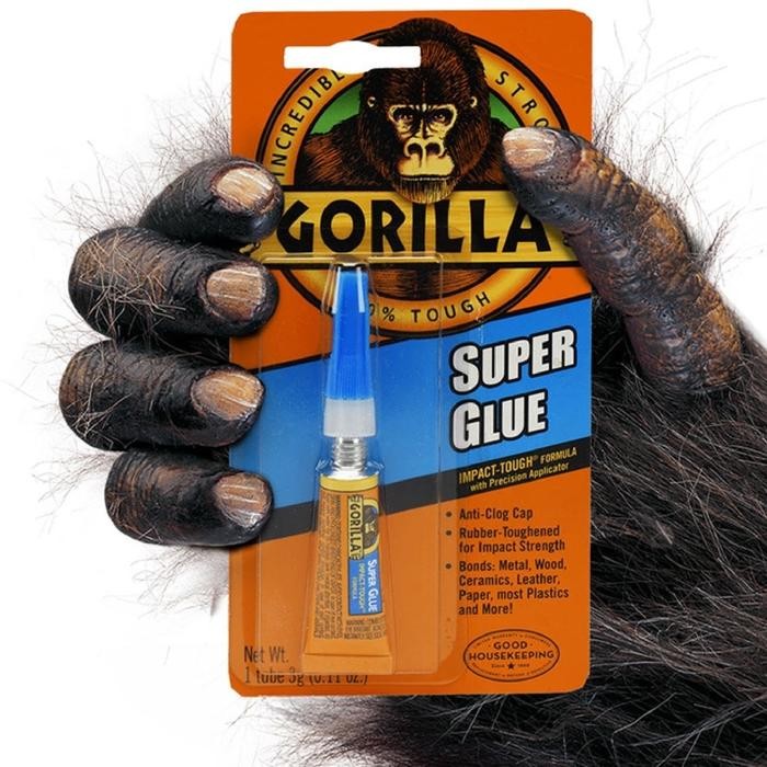 

Stok Baru Gorilla Lem Super 3 Gr