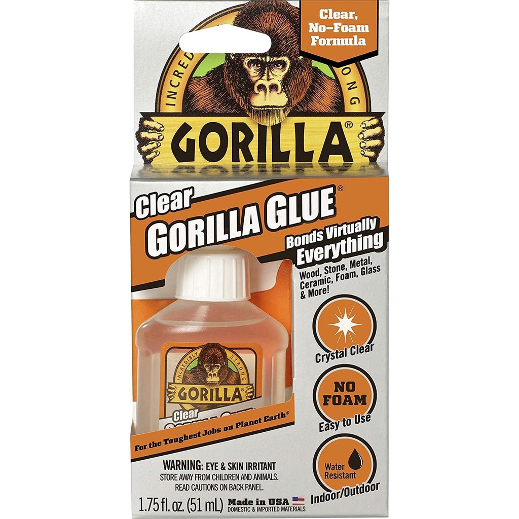 

Stok Baru Lem Untuk Kayu Dan Kaca Gorilla Original Clear Perekat Serbaguna 51mL