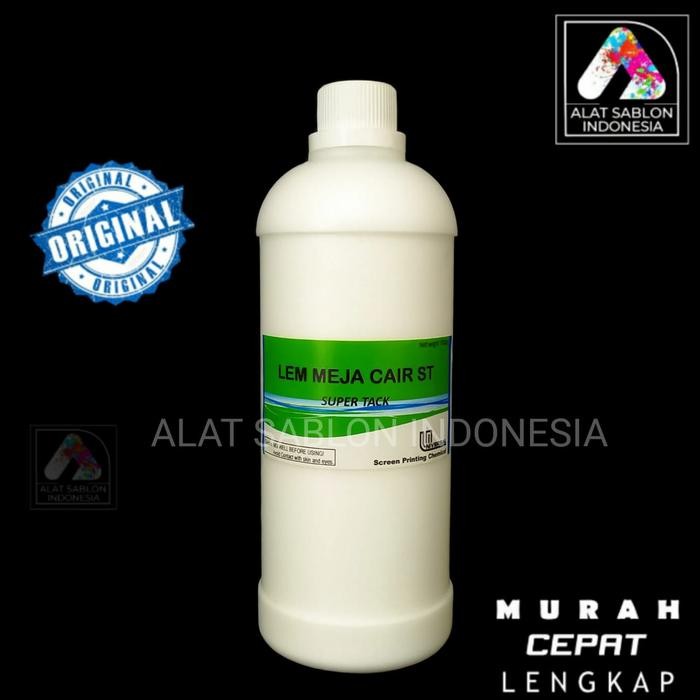 

Stok Baru LEM MEJA CAIR PAPAN SABLON SUPER TACK HIDRONAL 1000GR