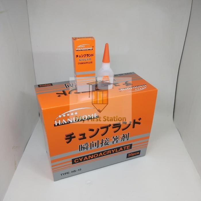 

Stok Baru Lem Korea Handsome - HS 10- 20 ml - hrg/box isi 50 pcs