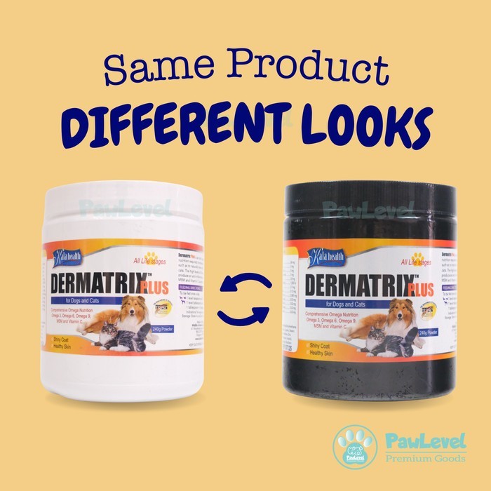 Dermatrix Plus - Skin And Coat Supplement - Vitamin Bulu Kulit Anjing 240gr (DOGS & CATS)