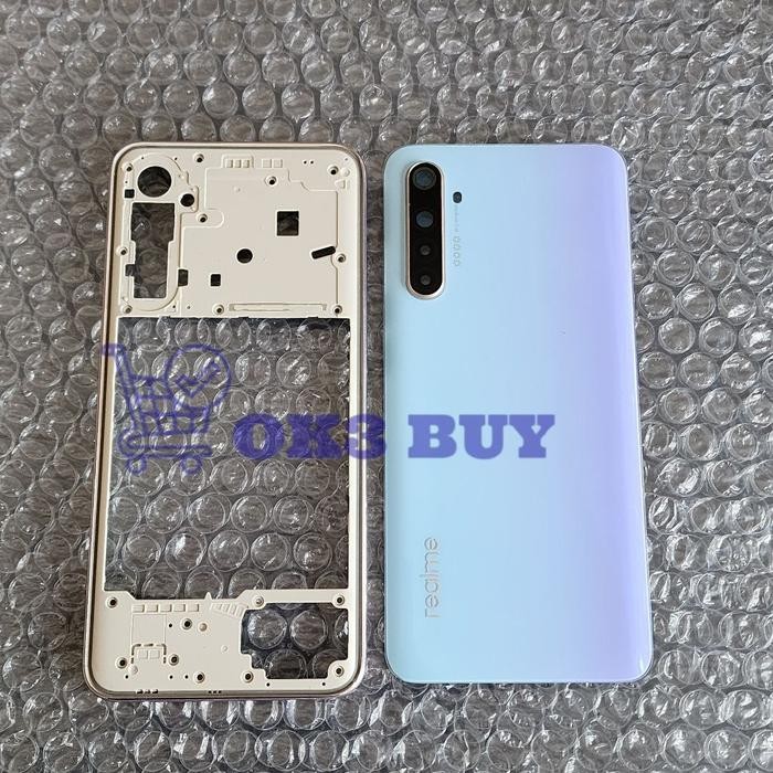 BACKDOOR CASING TUTUP BELAKANG HP REALME XT RMX1921 BEKDOR KESING HOUSING + BAZEL KACA KAMERA