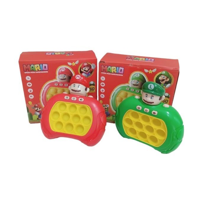 Mainan Anak Edukasi Fast Push Pop It Electric Karakter Popit