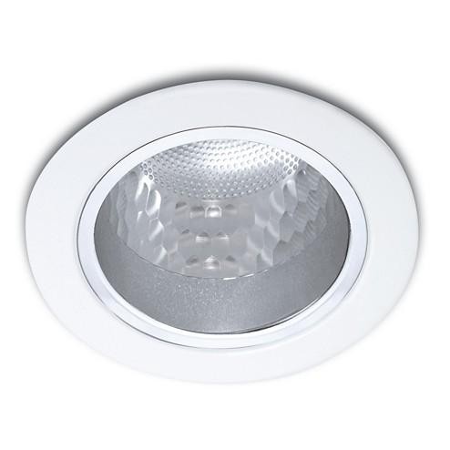 DOWNLIGHT 5 INCH PUTIH SILVER FITTING E27 LAMPU PLAFON TANAM IB 5"
