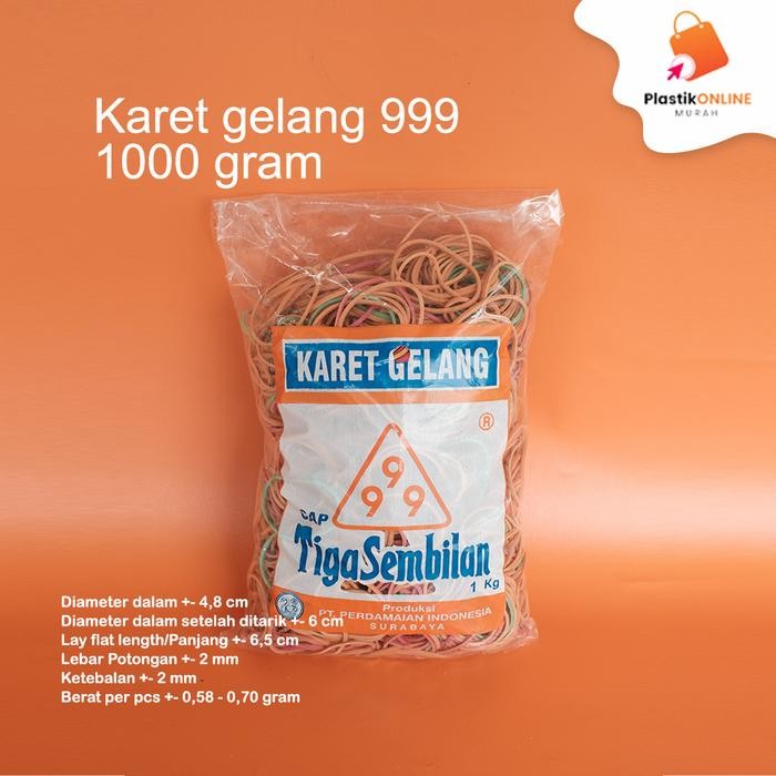 

Karet Gelang 999 1000 Gram Karet Rubber Kode 1184