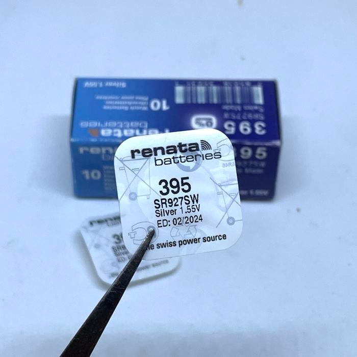 (Expert) Baterai Renata 395 SR927SW Original 399 SR927 SR927W Swiss Made