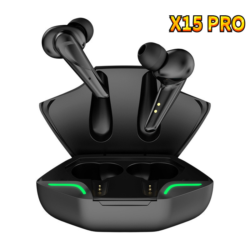 IMPORT X15 Pro Gaming Earbuds Wireless Bluetooth Earphones With Mic Bass Audio Sound Positioning 9D