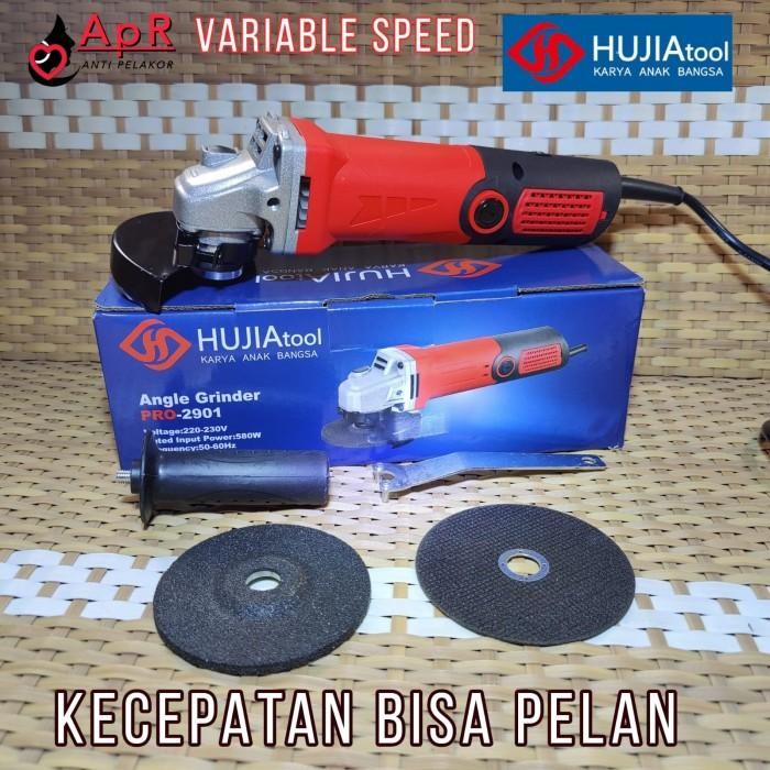 [Expert] Gerinda Listrik Hujia 2901 Variable Speed, Angle Grinder High Quality
