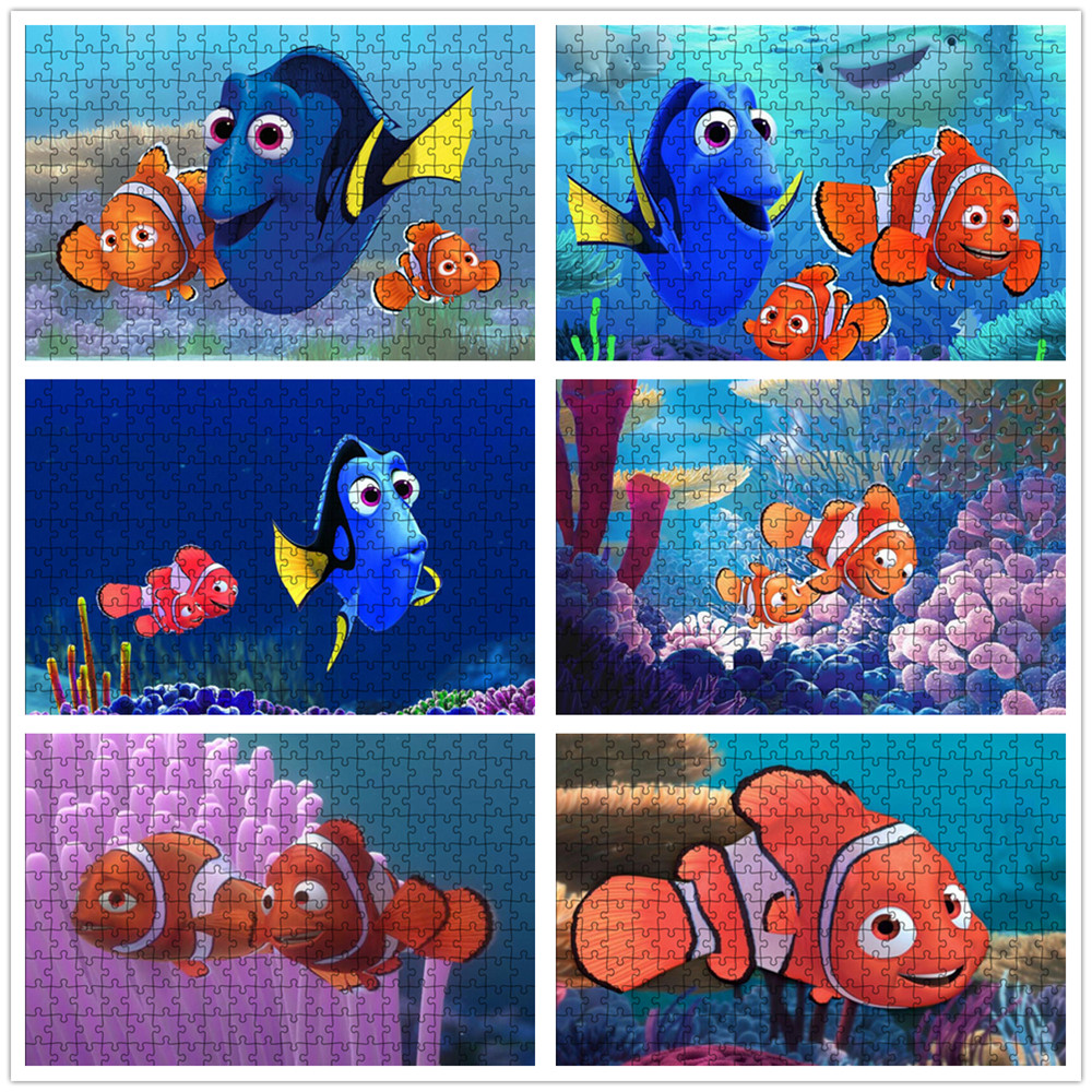 Disney Finding Nemo Jigsaw Puzzle 1000 Pieces Puzzle Game Assembling
