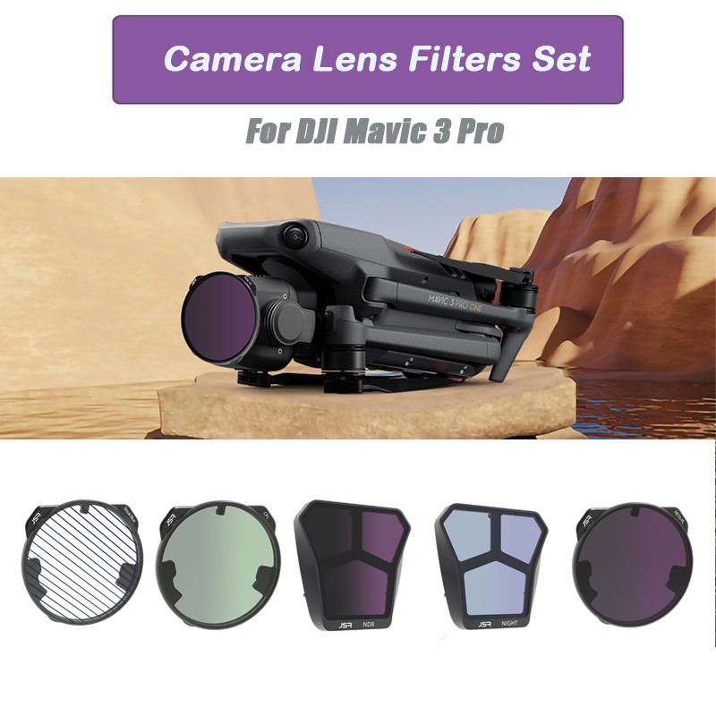 Set Filter UV lensa kamera, aksesori DJI Mavic 3 Pro Drone