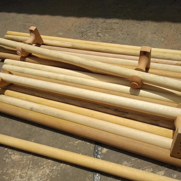 Tongkat Gorden Panjang Kayu Tiang Gordyn Stik Hordeng Batang Gordeng