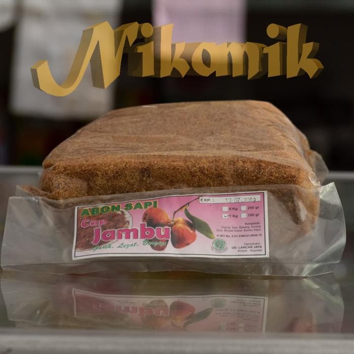 

BARANG TERLARIS Abon Sapi Cap Jambu 1Kg