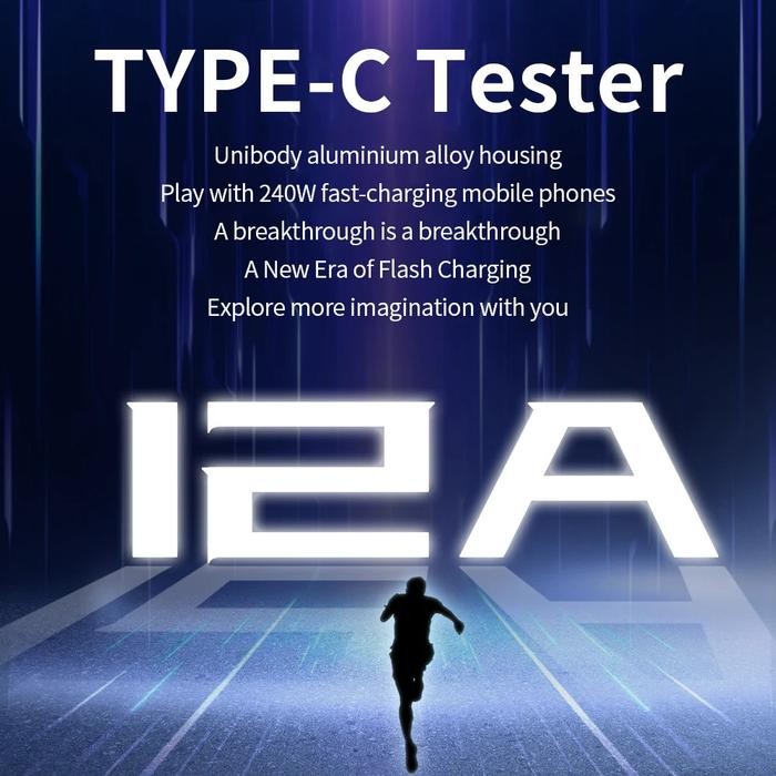 KWS-X1 USB Type C Tester Voltmeter Current Voltage Power Meter Ammeter Fast arge Detection Trigger