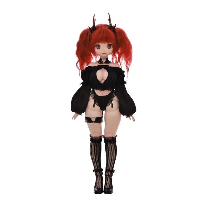 ShugaFairy Sakiya 1/4 Halloween Bjd Doll Joan Horn Anime Head