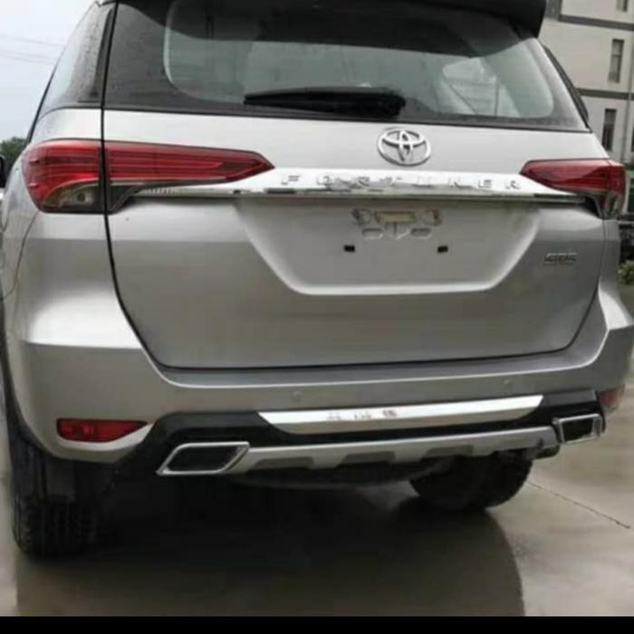 Hemat Pelindung Bumper (Bumper Guard) Belakang Fortuner Vrz Termurah