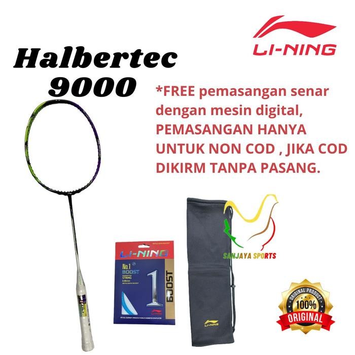 RAKET LINING BADMINTON BULUTANGKIS LINING Halbertec 9000 ORIGINAL