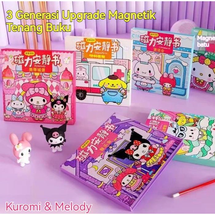 

Buku Magnet Karaer Magnetic icker Books Buku Mainan Edukasi Quiet Books Magnetic Suction Karaer
