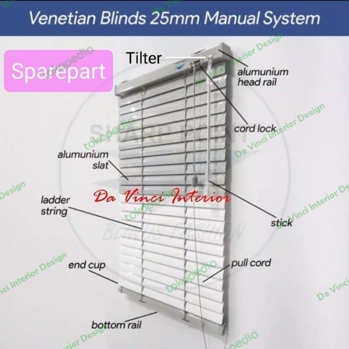 Sparepart Venetian blind Horizontal blind