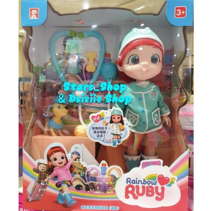 RR-88006 Rainbow Ruby Doctor Talking & Singing / Boneka Anak