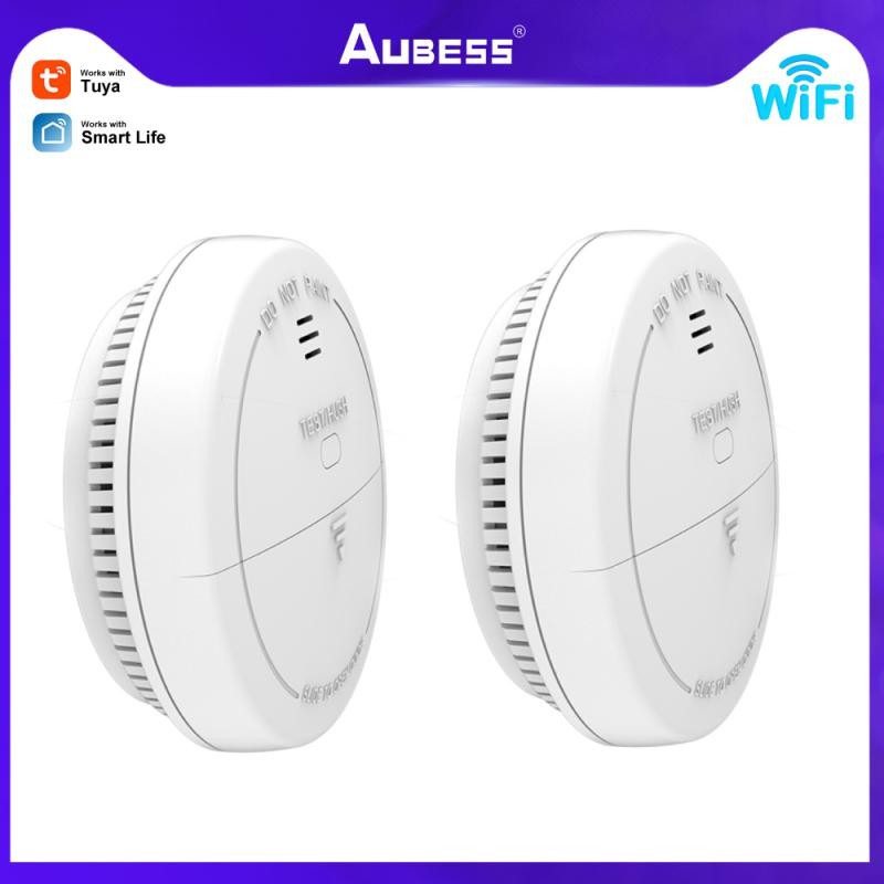 Tuya Wifi Smoke Alarm Intelligent WiFi Smoke Fire Detector Alarm