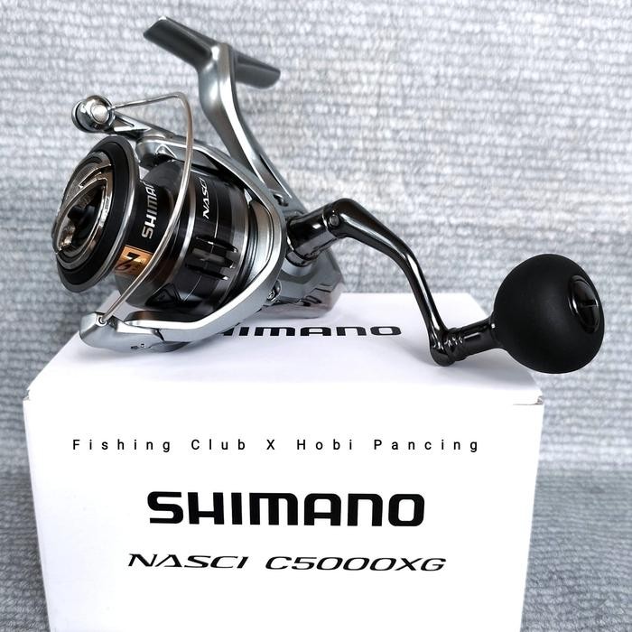 Laris Reel Shimano Nasci 2021 500 1000 2500 C3000 4000 Xg C5000 Power Handle