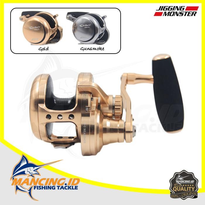 Murah Fishing Reel Jigging Monster Striker Narrow Series Reel Overhead Oh