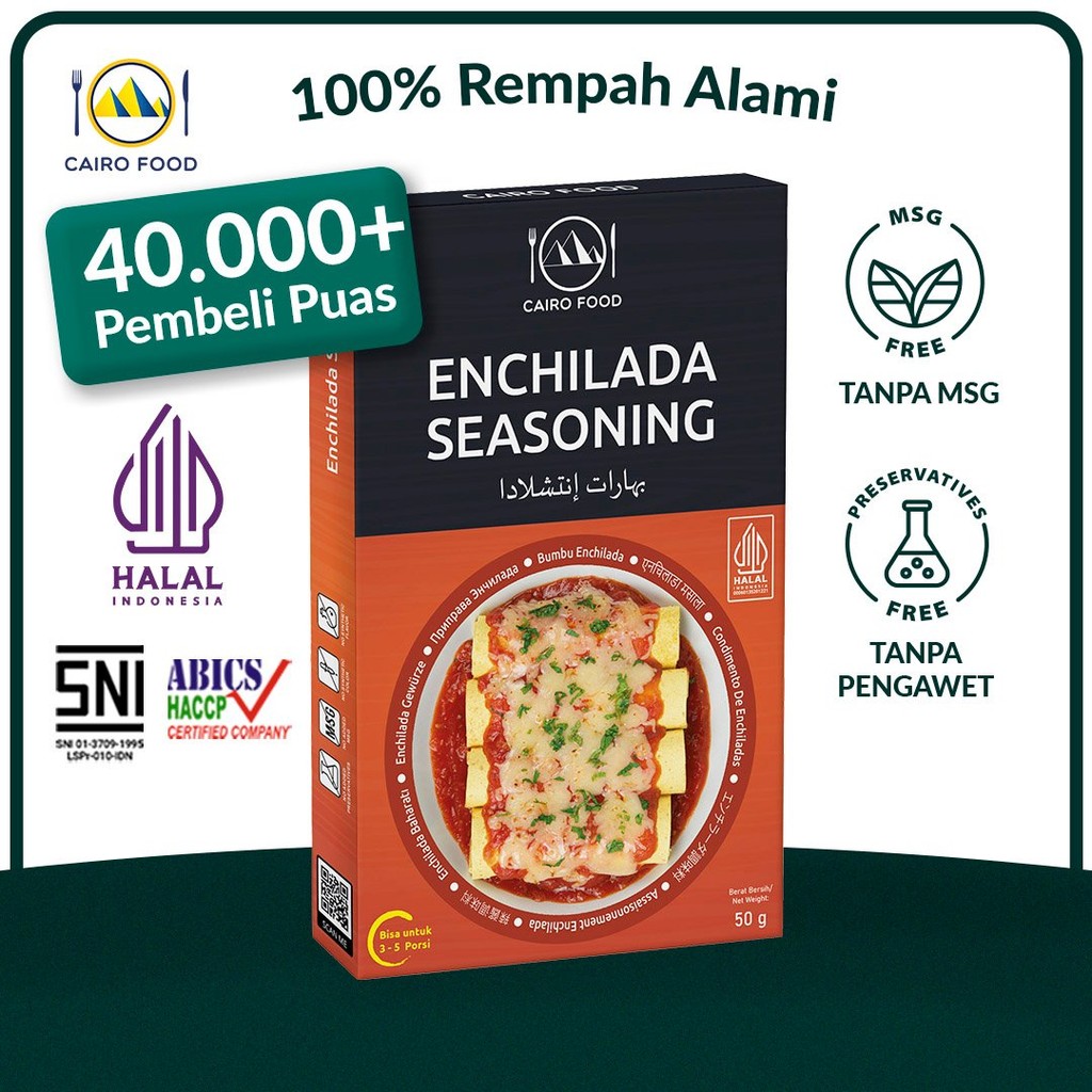 

Bumbu Enchilada Spice Mix Sehat - Cairo Food