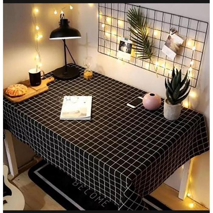 Taplak Meja Makan & Tamu Kotak Minimalis Modern