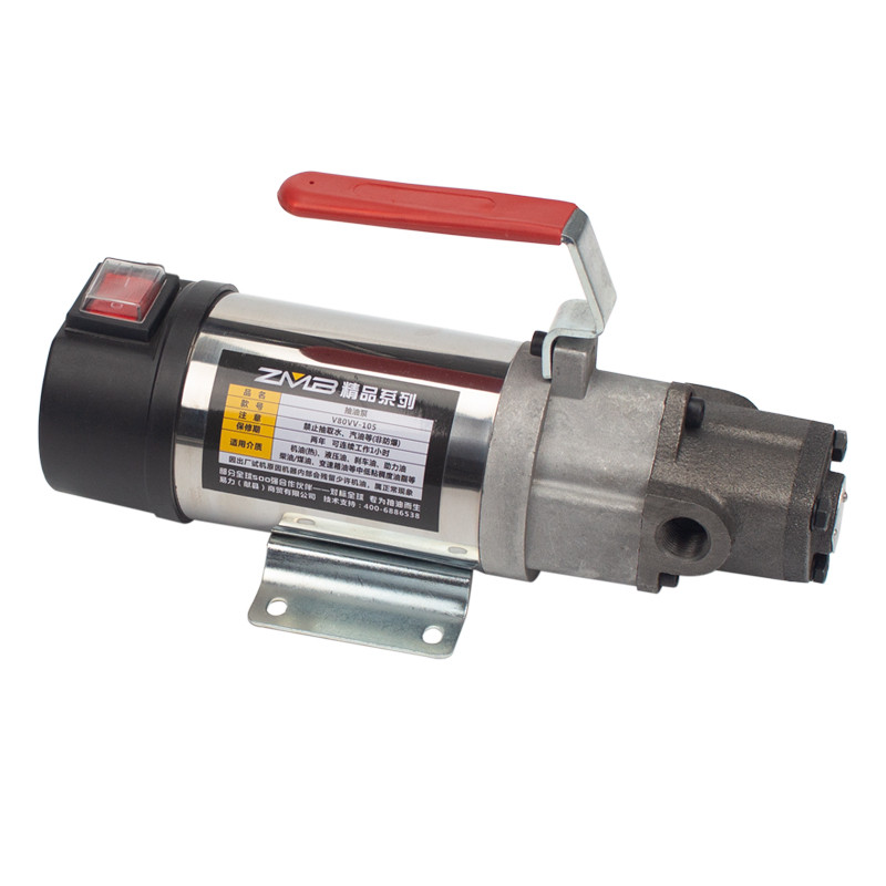 TOP-12A Small DC Motor Oil Pump 12V Gear Oil Pump Electric Cycloidal Pump Hydraulic Oil Extraction