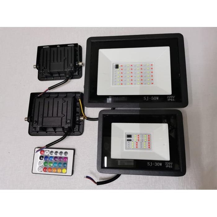 Lampu Led Sorot Tembak Floodlight Lampu Outdoor Led Rgb 10Watt - 50Wat