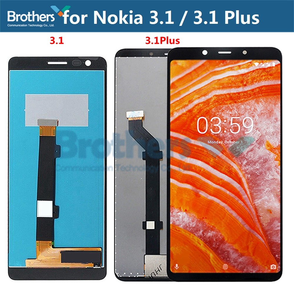 LCD Screen for Nokia 3.1 3.1 Plus LCD Display for Nokia 3.1Plus LCD Assembly Touch Screen Digitizer 