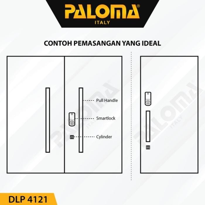 Mantab Paloma Digital Lock Smart Home Door Dlp 4121