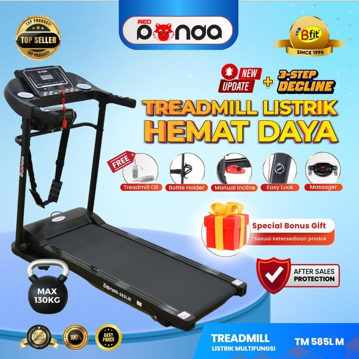 Motorized Treadmill Listrik Redpanda 585 Super Murah Terlengkap Kokoh Kuat