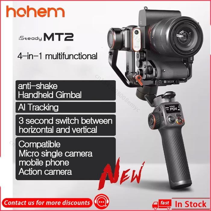 Hohem iSteady MT2 AI Track Kit Mirrorless Camera Handheld Gimbal