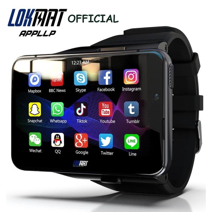 LOKMAT APPLLP MAX Android Watch Phone Dual Camera Video Calls 4G Wifi
